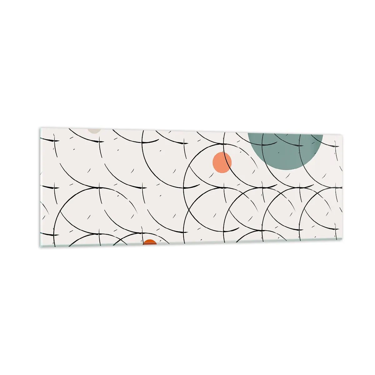 Schilderen op glas - In de pop-art-sfeer - 90x30 cm