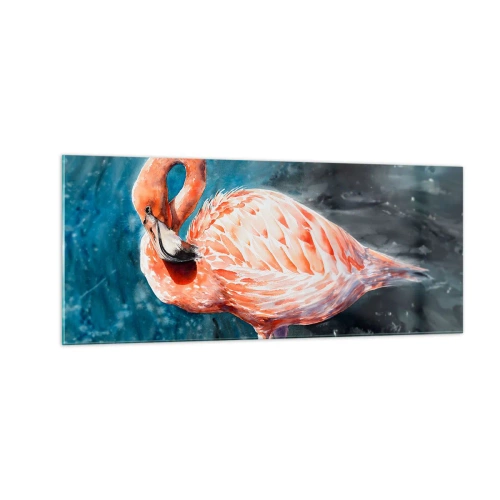 Schilderen op glas - Decoratief van aard - 100x40 cm