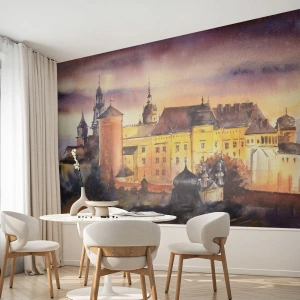 Fotobehang Premium Sand - Geschiedenis en sprookje - Slot, Klassiek, Architectuur - 100x70 cm
