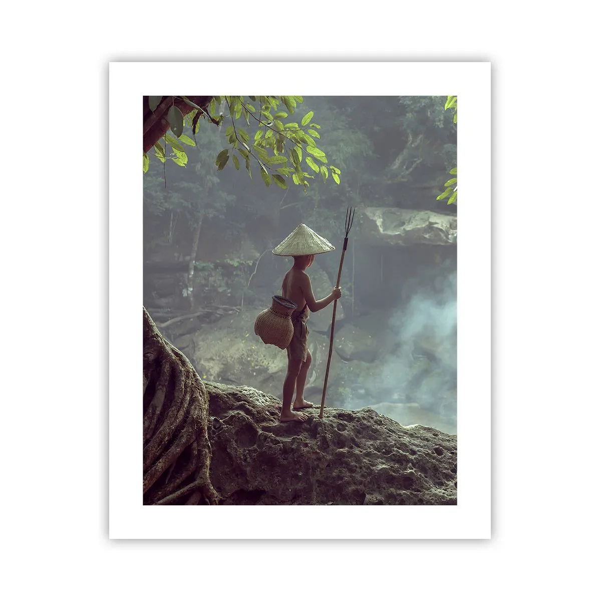 Poster - Bevriend met de natuur - 40x50 cm