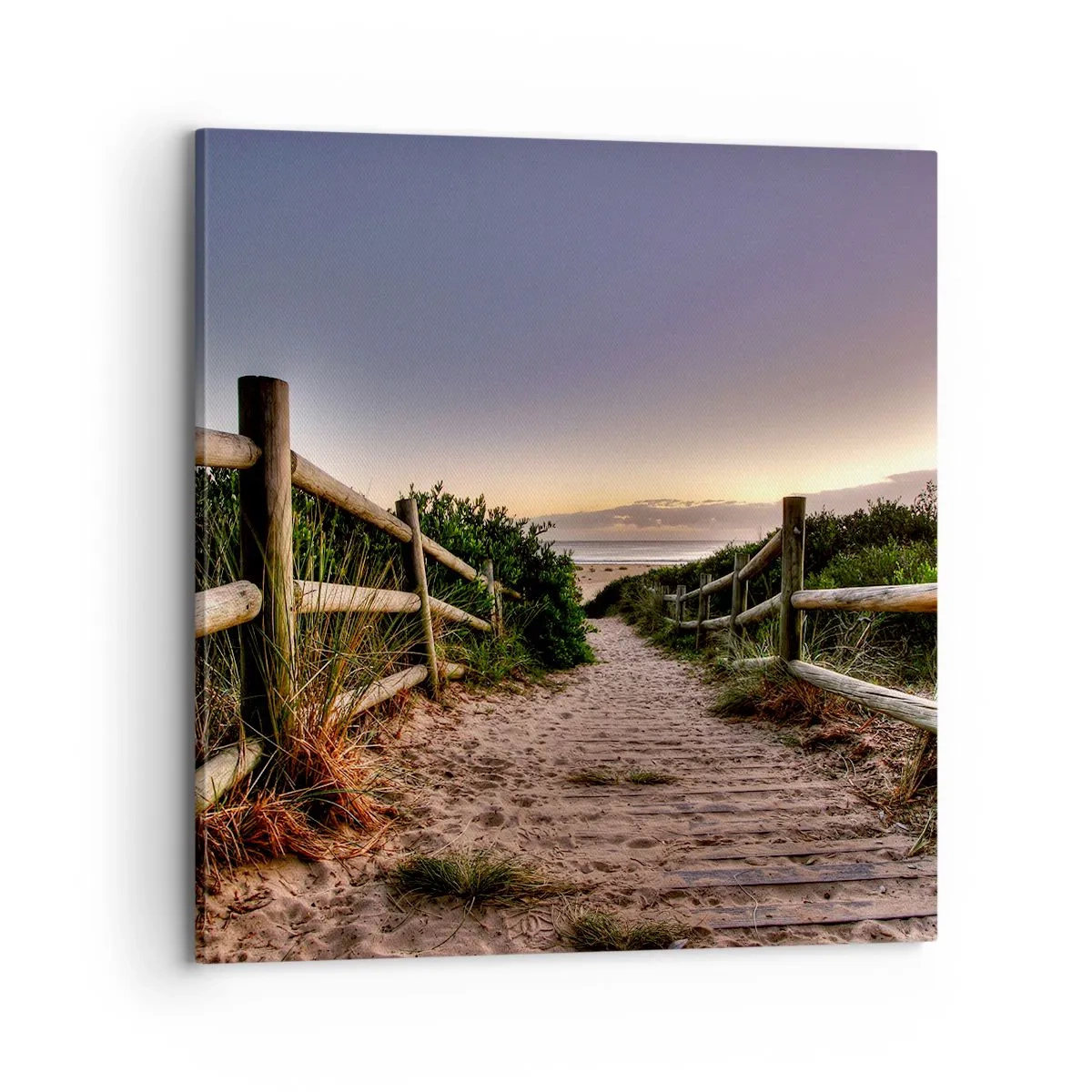 Schilderen op canvas - Het doel is al zichtbaar - 70x70 cm