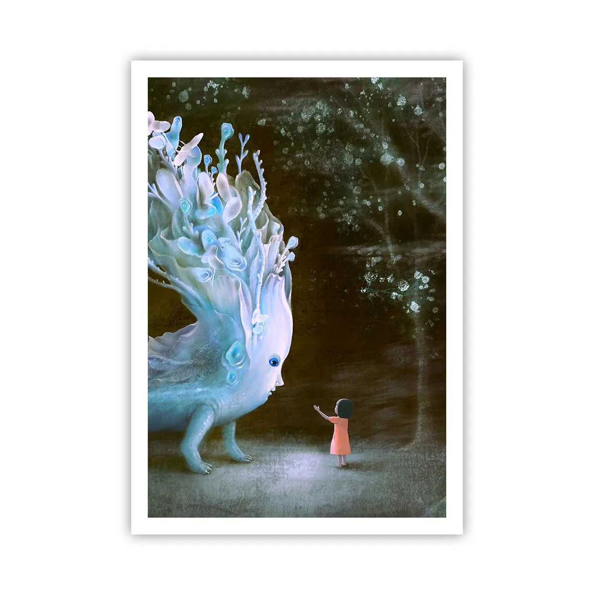 Poster - Fantastische ontmoeting - 70x100 cm