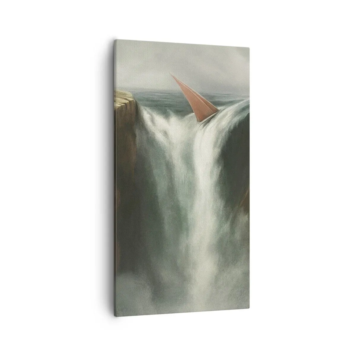 Schilderen op canvas - Een waarschuwing voor het leven - 55x100 cm