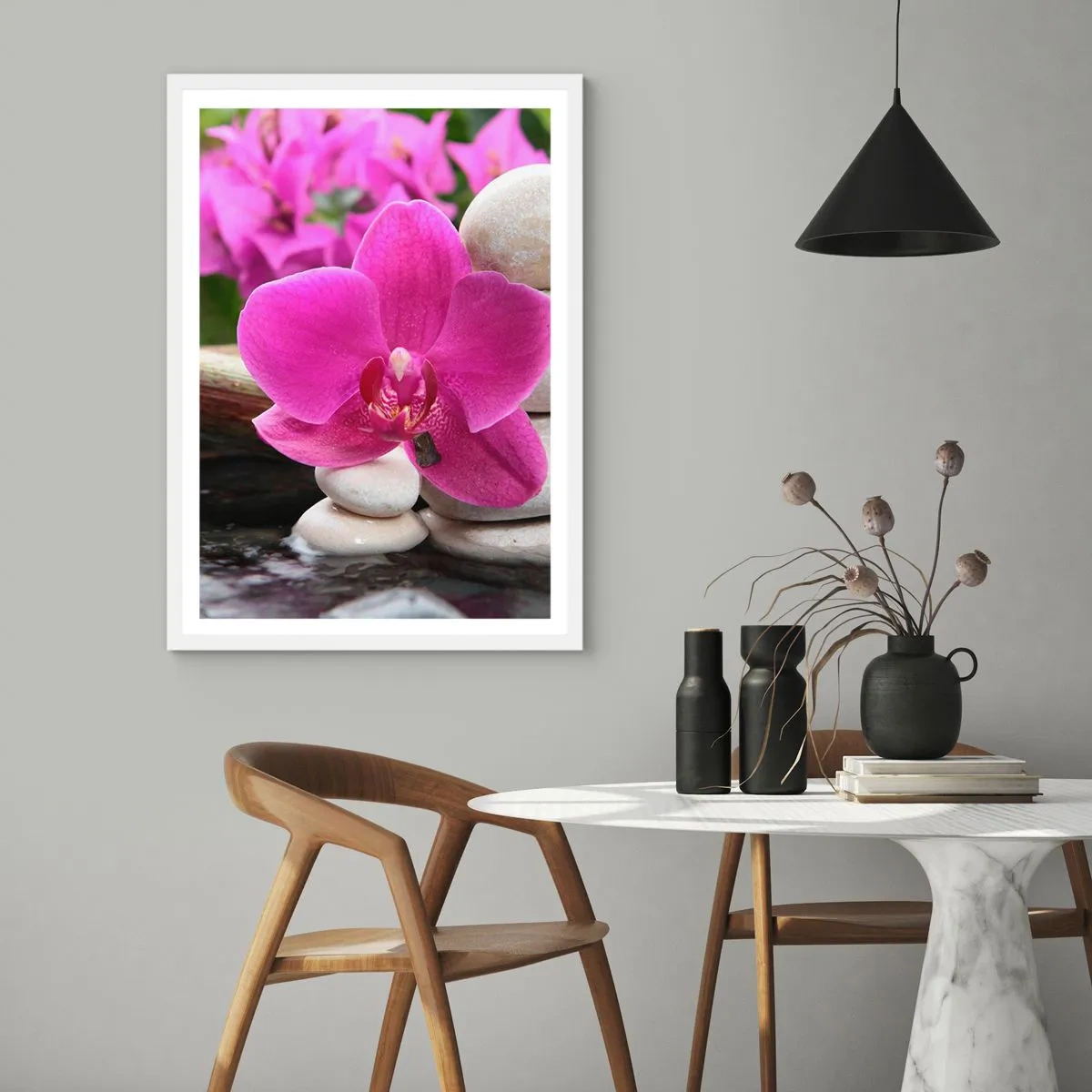 Poster in een witte lijst - Je bent al aan het rusten - 50x70 cm