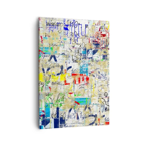 Schilderen op canvas - Het is gewoon een lust voor het oog - 50x70 cm