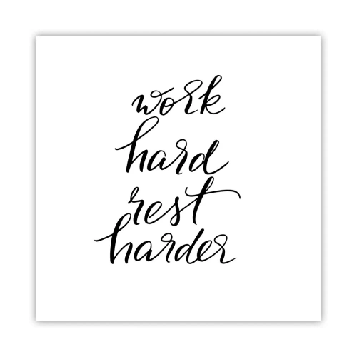 Poster - Levensbalans - 60x60 cm