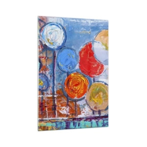 Schilderen op glas - Wonderen op de stok - 70x100 cm