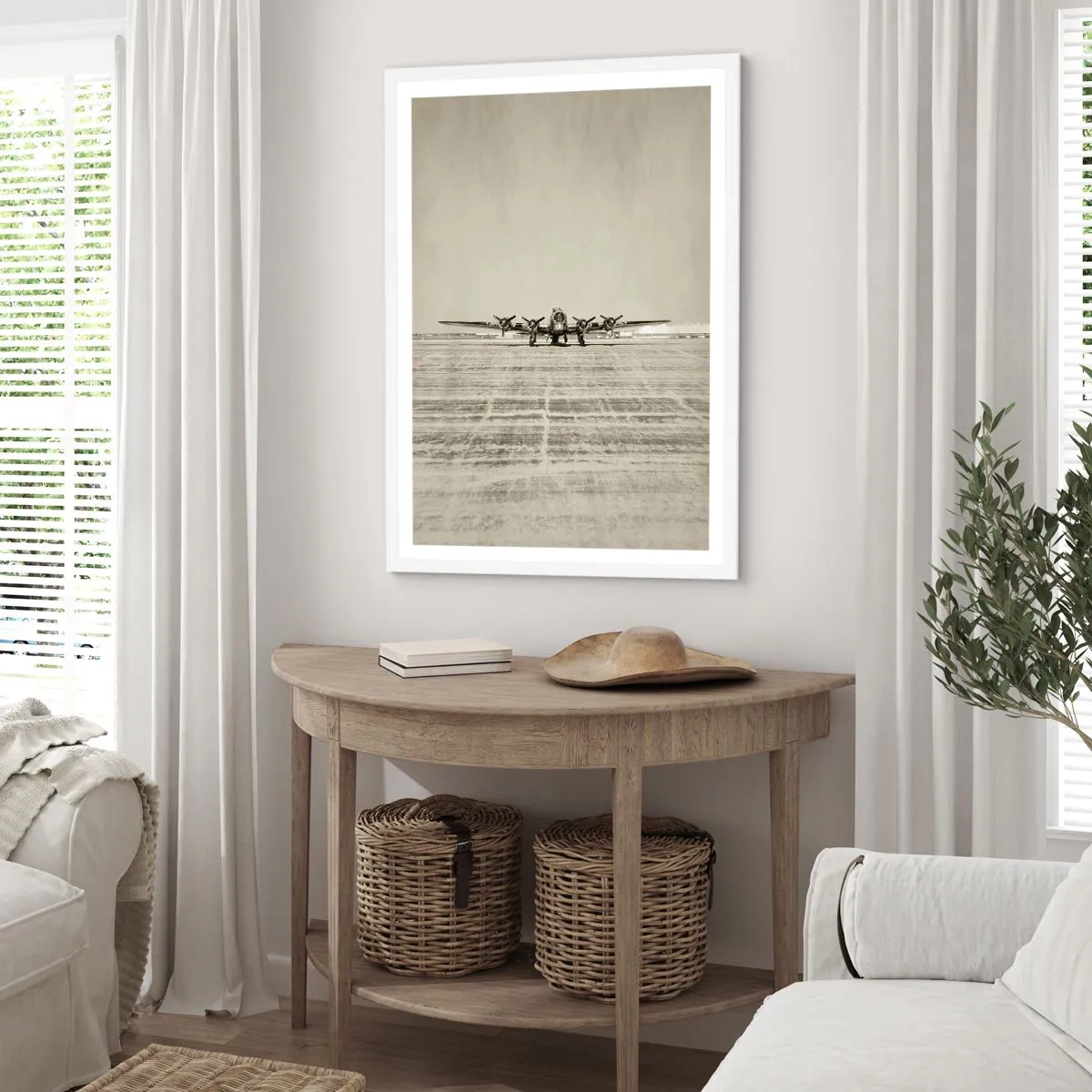 Poster in een witte lijst - Zoals altijd klaar - 70x100 cm