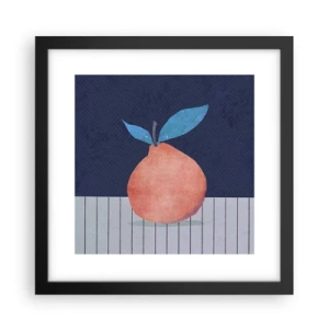 Poster in een zwarte lijst - Convexiteit en vlak - 30x30 cm