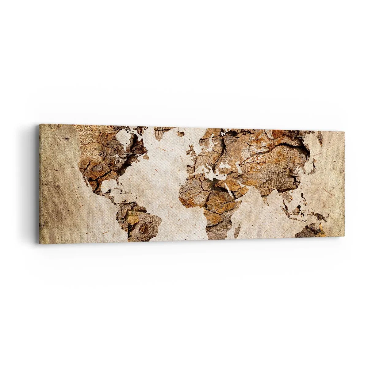 Schilderen op canvas - Ontdekking van de wereld - 90x30 cm
