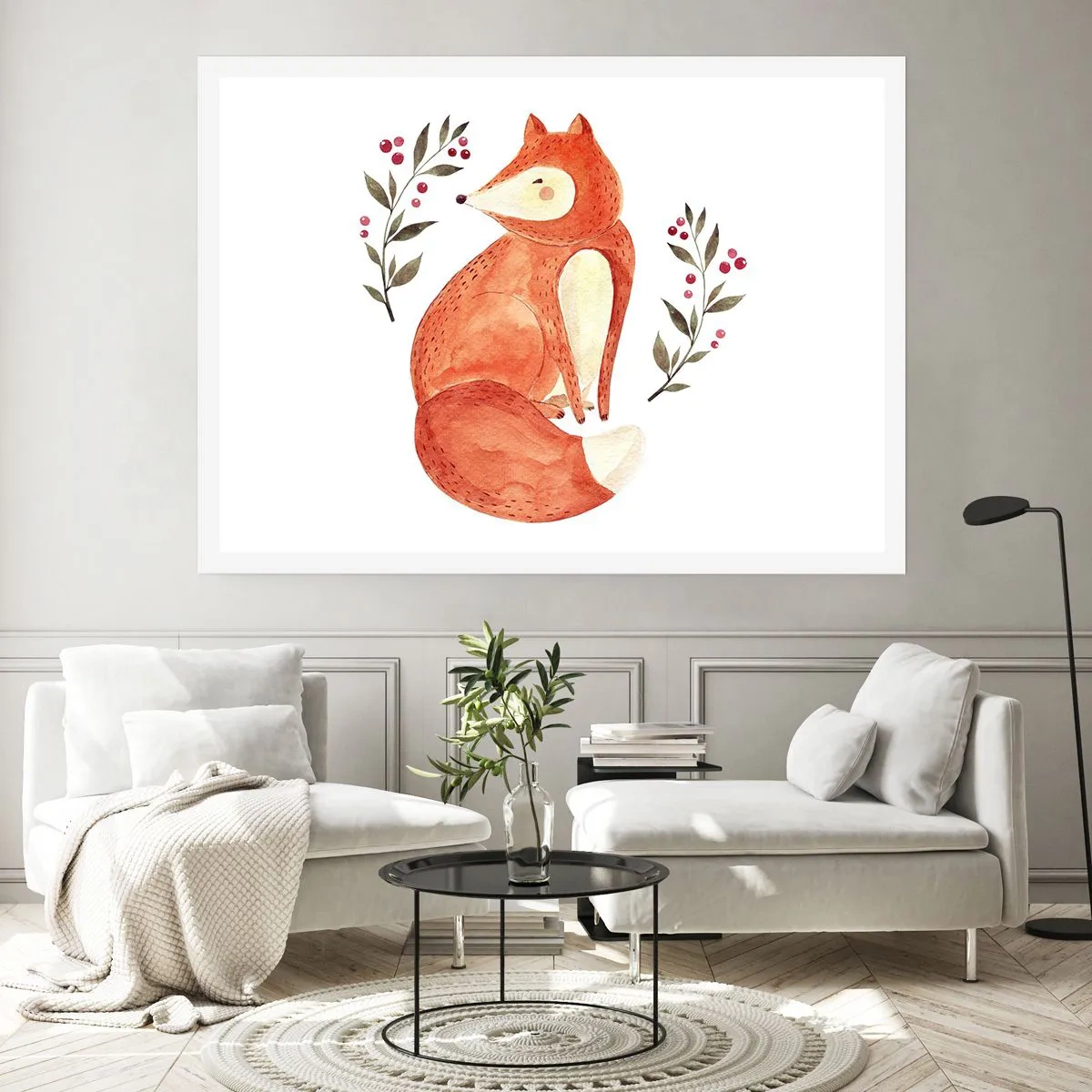 Poster - Kleine roodharige - 91x61 cm