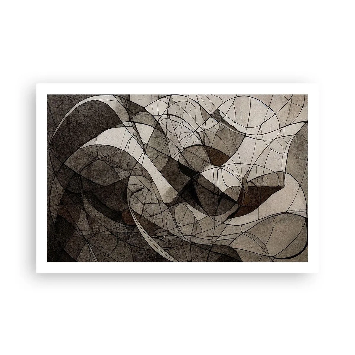 Poster - Circulatie van aardekleuren - 91x61 cm