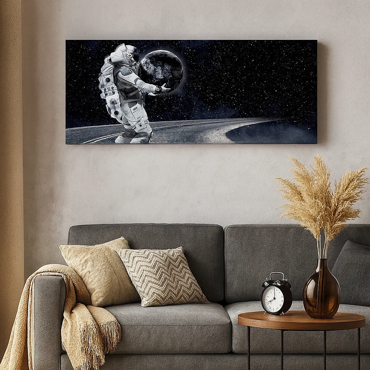 Schilderen op canvas - Op de Melkweg - 30x30 cm