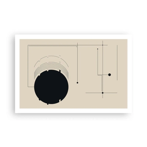 Poster - Een flexibele en dynamische compositie - 91x61 cm