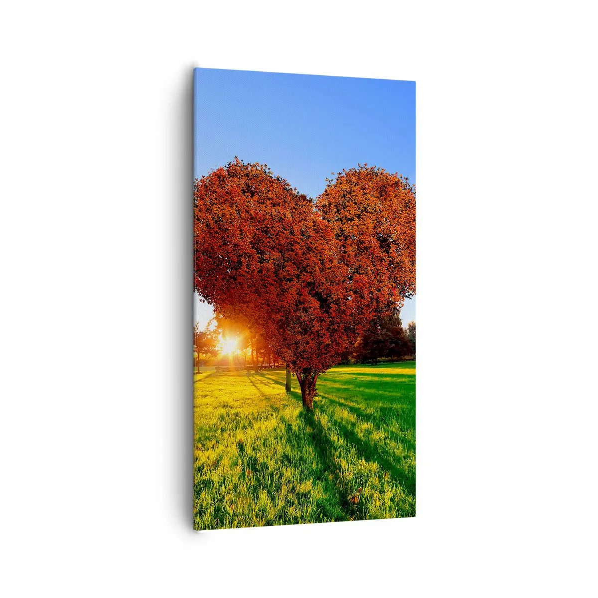 Schilderen op canvas - En hoe kun je niet van de herfst houden - 65x120 cm