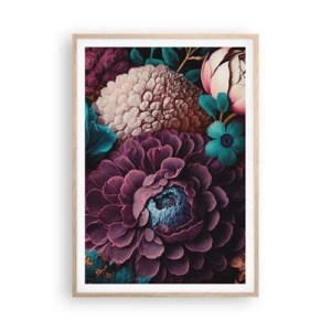 Een poster in een licht eiken lijst - Natuur in overvloed - 70x100 cm