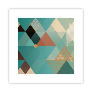 Poster - Eenheid van veelheid, veelheid van eenheid - 30x30 cm