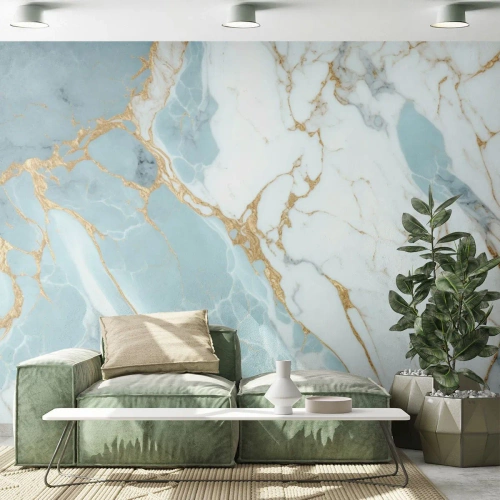Fotobehang Premium Sand - Rijkdom van steen - Art-deco, Glamour, Marmer - 350x256 cm