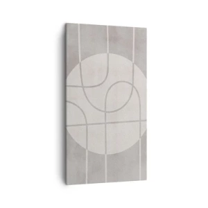 Schilderen op canvas - Rond en rechtdoor - 45x80 cm