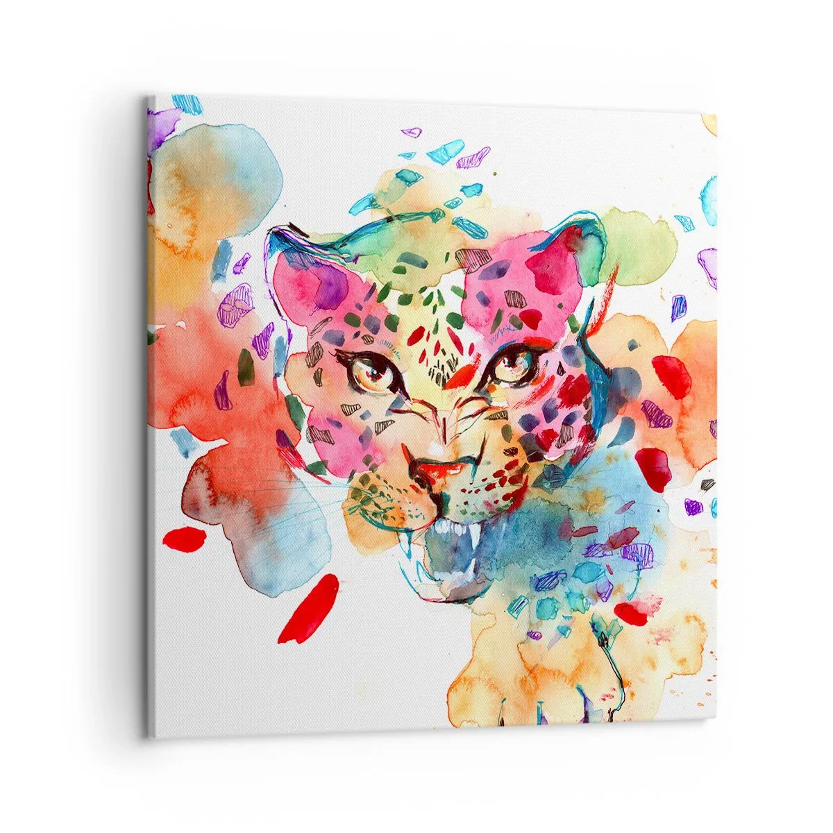 Schilderen op canvas - Schoonheid en het beest - 50x50 cm