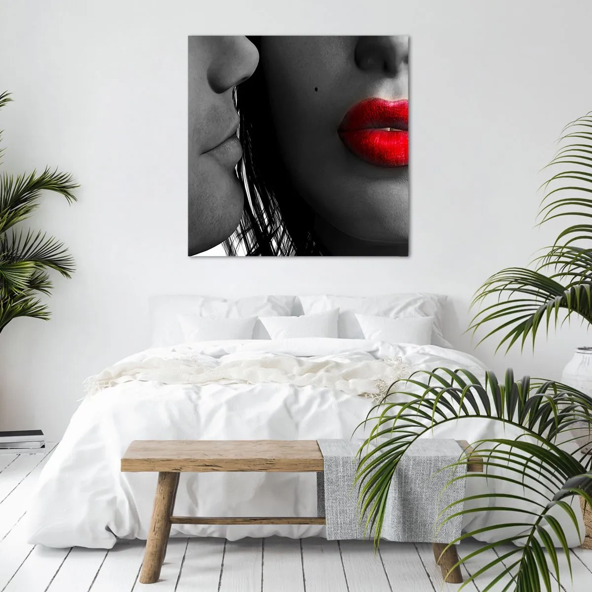 Schilderen op canvas - Oog in oog - 40x40 cm