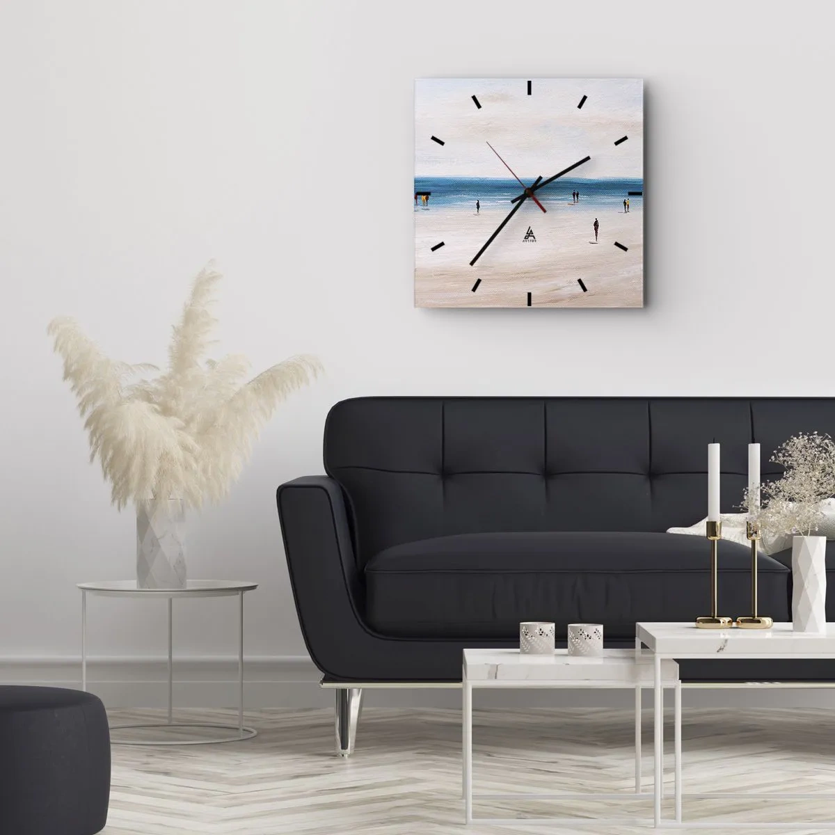 Wandklok - Klok - Een natuurlijke behoefte - 40x40 cm
