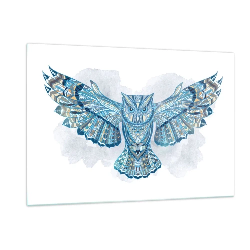 Schilderen op glas - Van een Keltisch heilig bos - 120x80 cm