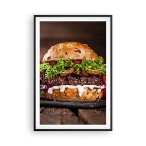 Poster in een zwarte lijst - Amerikaanse droom - 61x91 cm