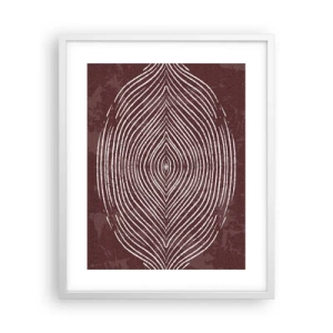 Poster in een witte lijst - De ruimte spreekt - 40x50 cm