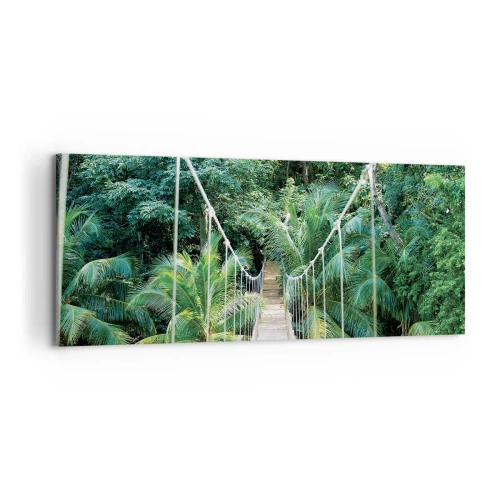 Schilderen op canvas - Welkom in de jungle! - 120x50 cm