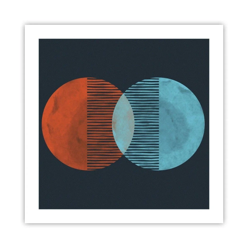 Poster - Astronomische fantasie - 50x50 cm