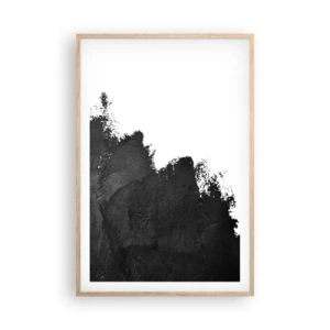 Een poster in een licht eiken lijst - Elementen: aarde - 61x91 cm