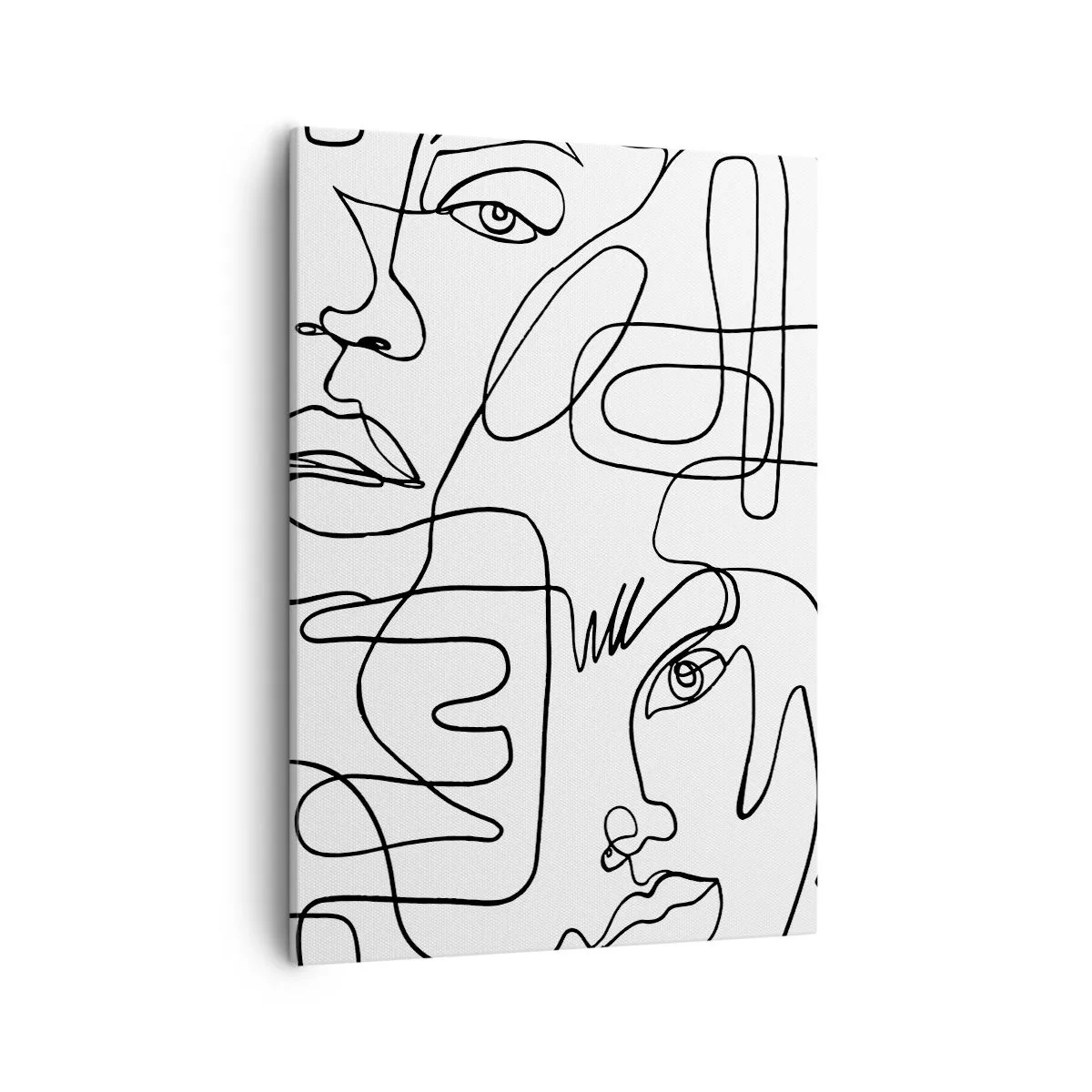 Schilderen op canvas - In verwarde emoties - 50x70 cm