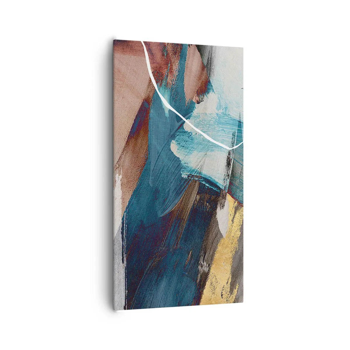 Schilderen op canvas - Met panache en energie - 65x120 cm