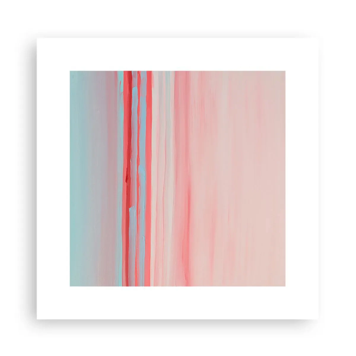 Poster - Abstractie bij dageraad - 30x30 cm