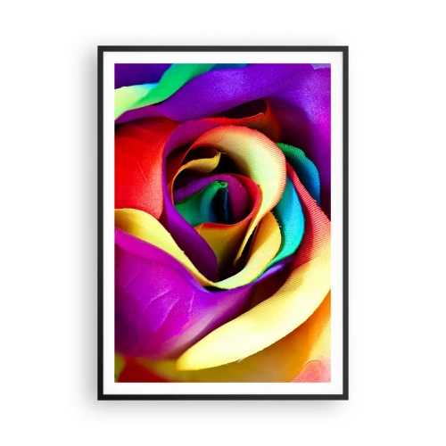 Poster in een zwarte lijst - Het is onmogelijk - 70x100 cm