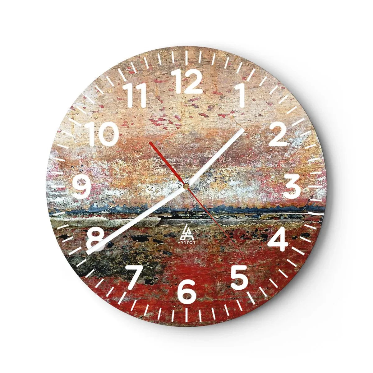 Wandklok - Klok - Wellicht is het de zee - 30x30 cm