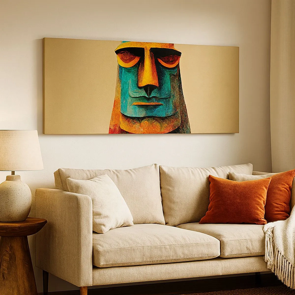 Schilderen op canvas - Statig, toch lief - 100x40 cm