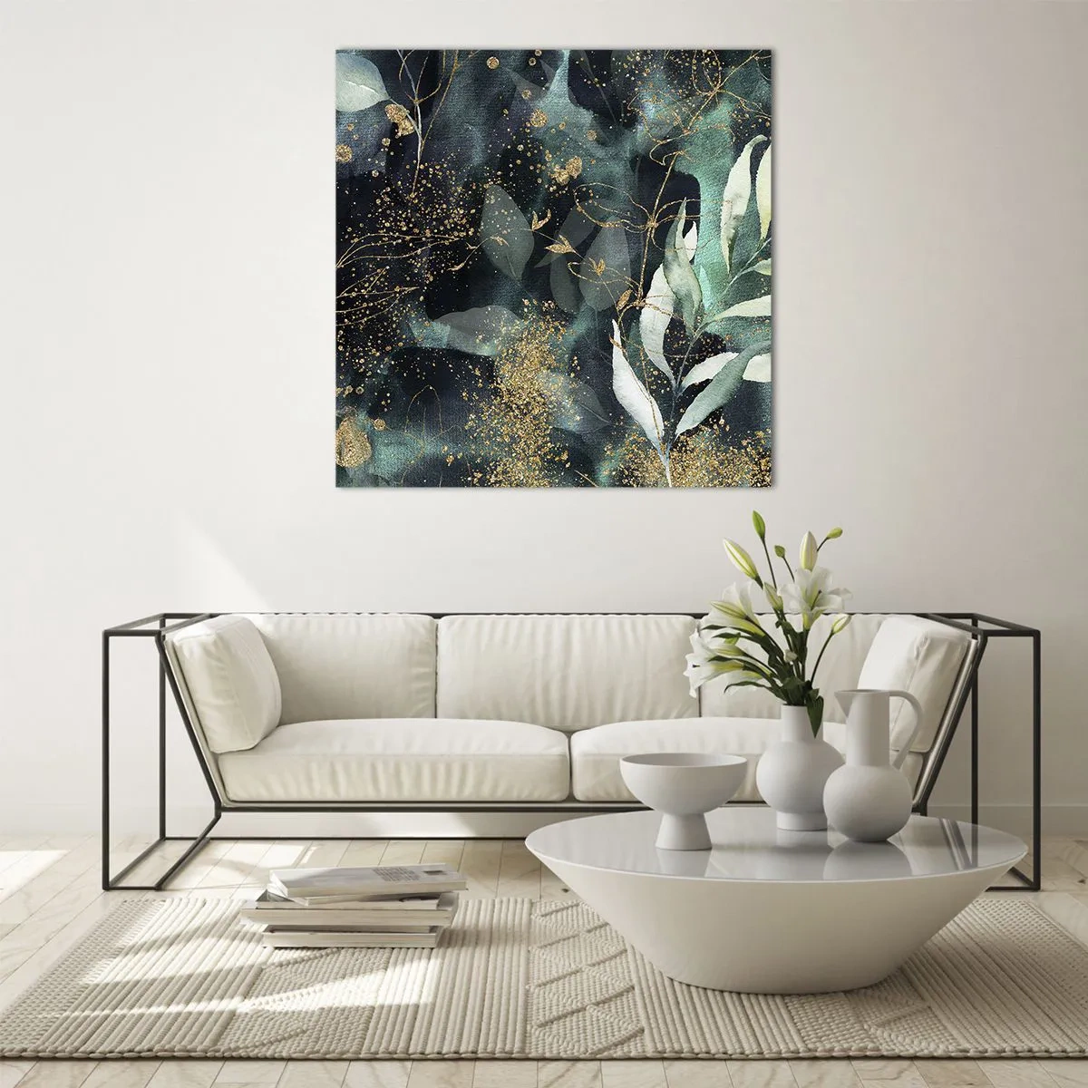 Schilderen op glas - Magische tuin - 40x40 cm