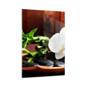 Schilderen op glas - Geef je over aan de aanraking van de natuur - 50x70 cm