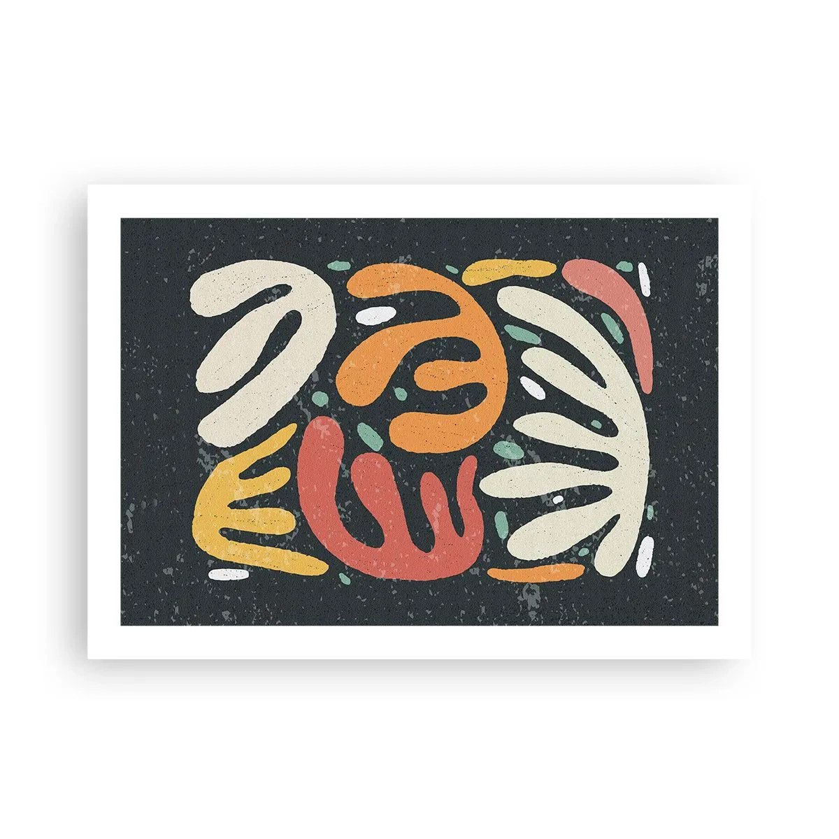 Poster - Compositie – ik sta op het punt je te pakken te krijgen - 70x50 cm