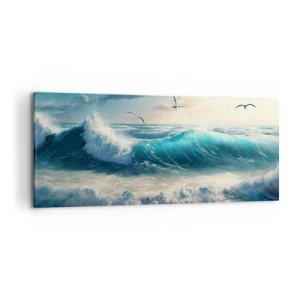 Schilderen op canvas - Ritselt alleen voor jou - 100x40 cm