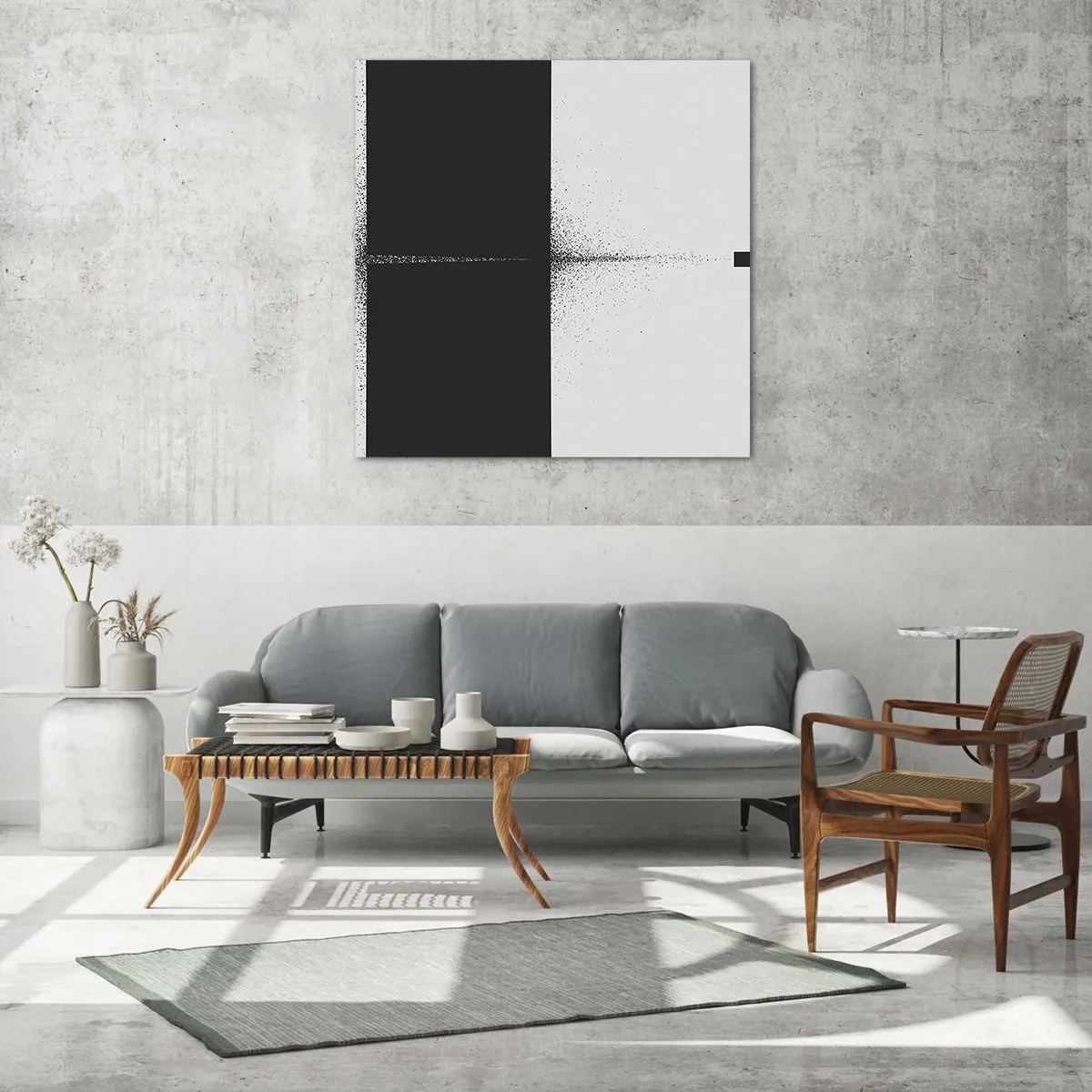 Schilderen op glas - Rechtstreeks naar het doel - 40x40 cm