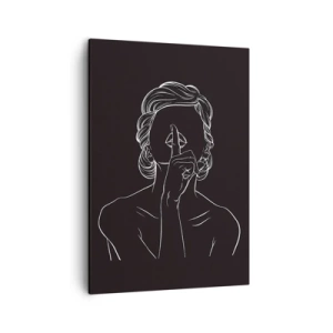 Schilderen op canvas - Schoonheid bloeit in stilte - 50x70 cm