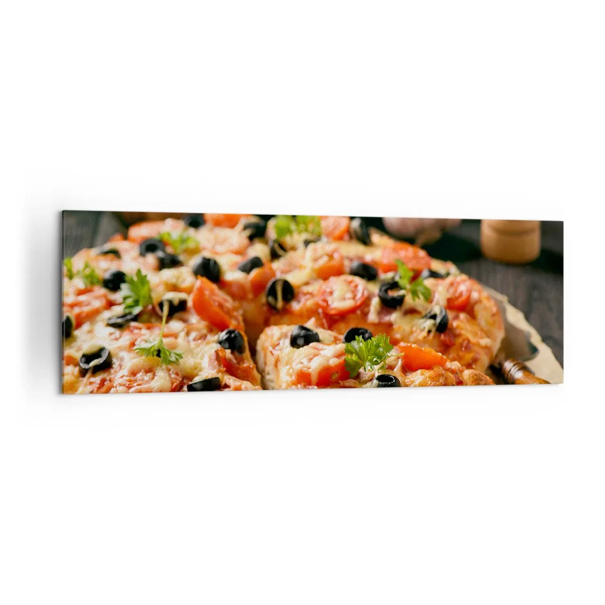 Schilderen op canvas - Je bent er weer mee weggekomen - 160x50 cm