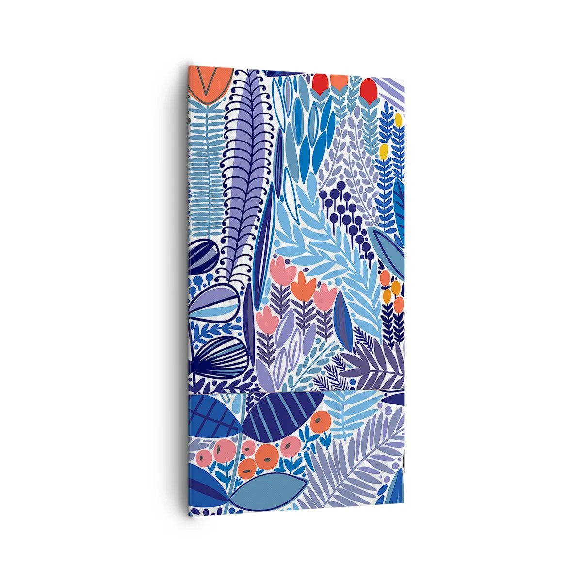 Schilderen op canvas - Hawaiiaanse tuin - 65x120 cm