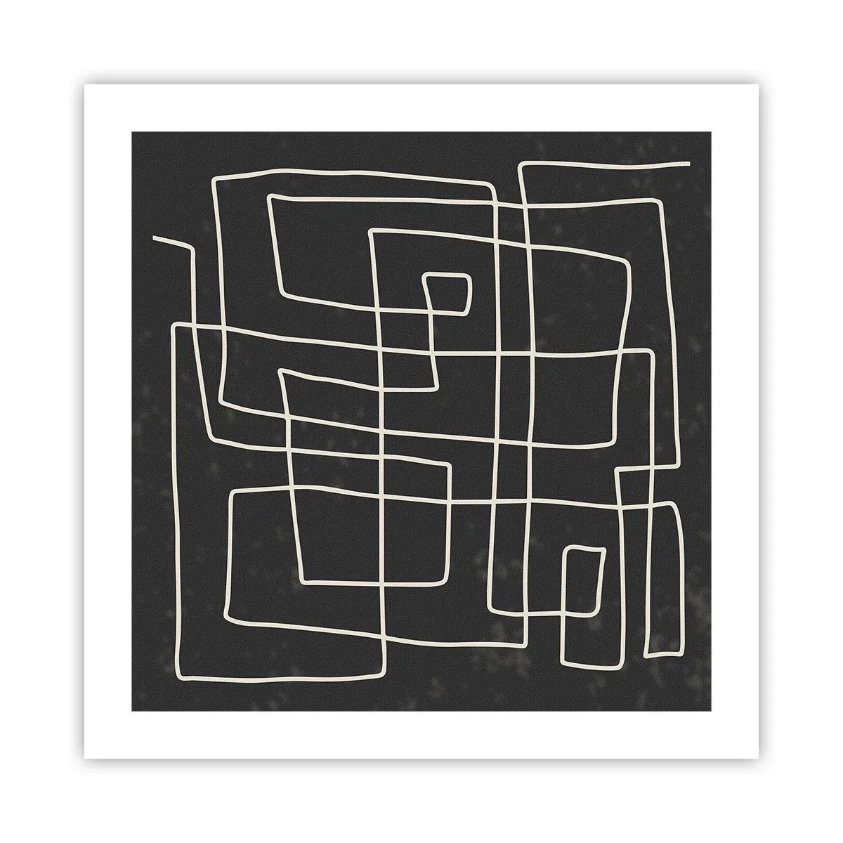 Poster - Niet zo eenvoudig - 50x50 cm