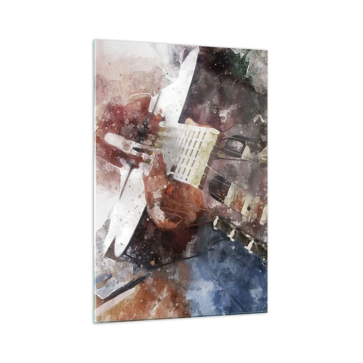 Schilderen op glas - En wat vind je ervan? - 70x100 cm