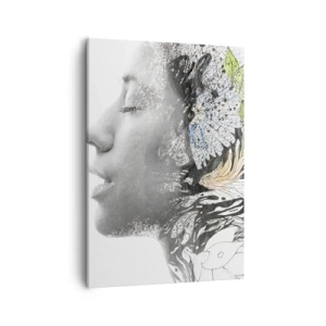 Schilderen op canvas - Ondergedompeld in de natuur - 50x70 cm