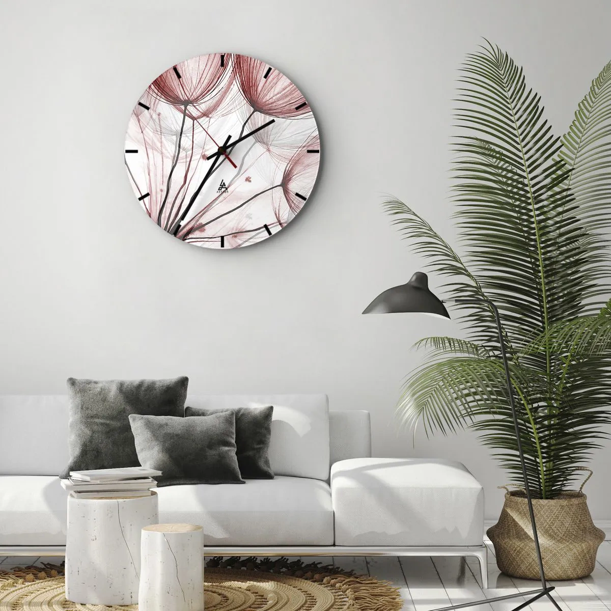 Wandklok - Klok - Vóór het vertrek - 40x40 cm